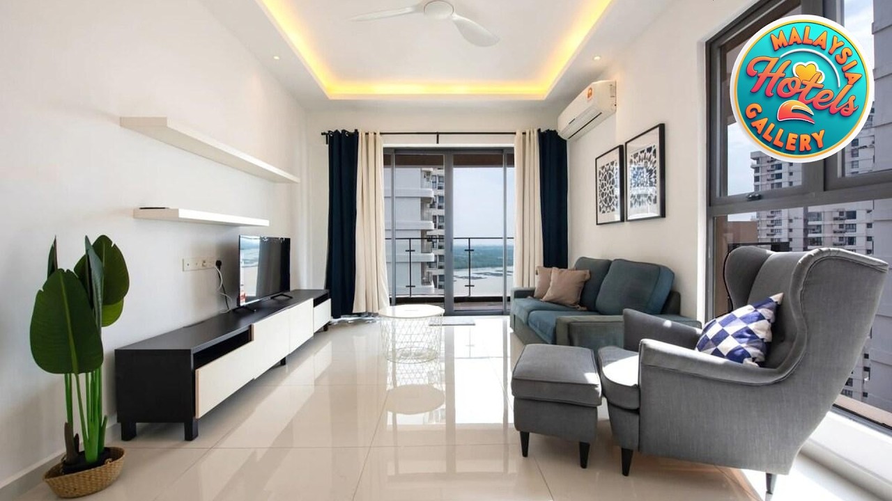 Comfy 3BR Apt in Danga Bay, FREE Parking, Sea View | Johor Bahru, Malaysia | Hotel Review ⭐