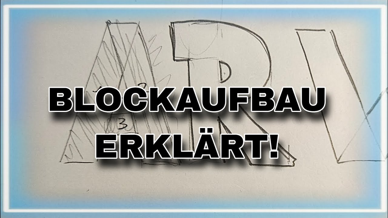 Wie geht ein Blockaufbau in Graffiti ?!