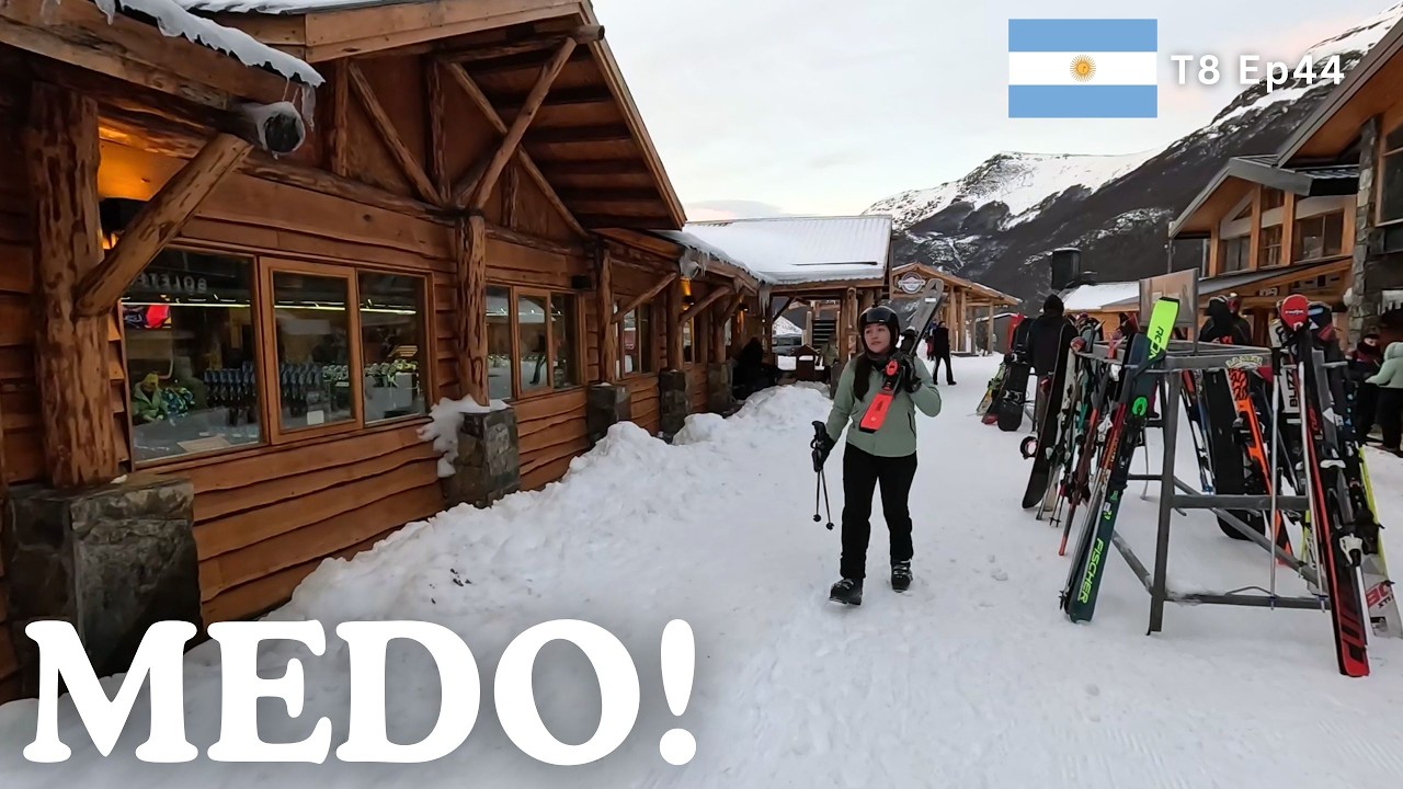 1 DIA DE ESQUI NO FIM DO MUNDO E QUANTO CUSTA? | CERRO CASTOR EM USHUAIA - T8 Ep44