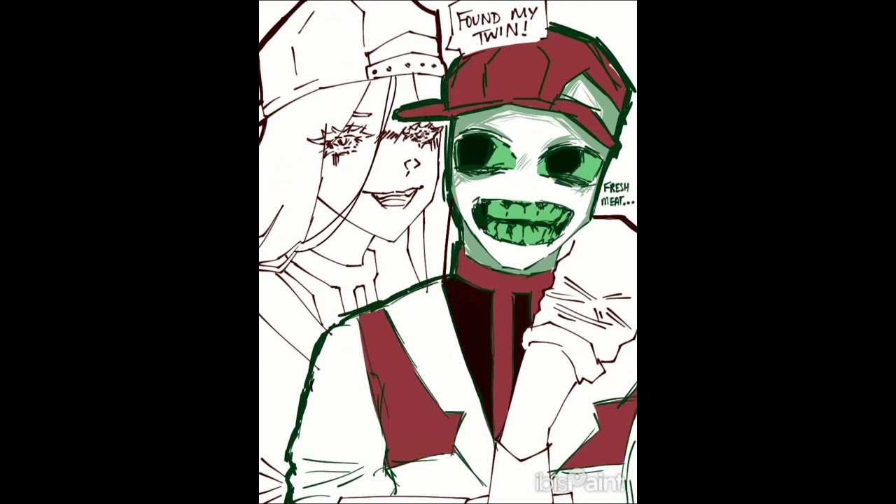 Pursuer and yi xi (1k+ subs special!!!) #yixi #butchervanity #dieofdeath #pursuer #art #digitalart