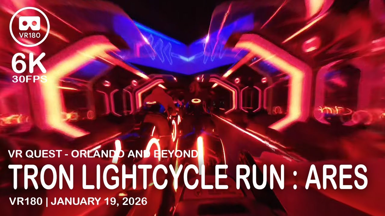 TRON Lightcycle / Run : ARES - VR180 - 30 FPS