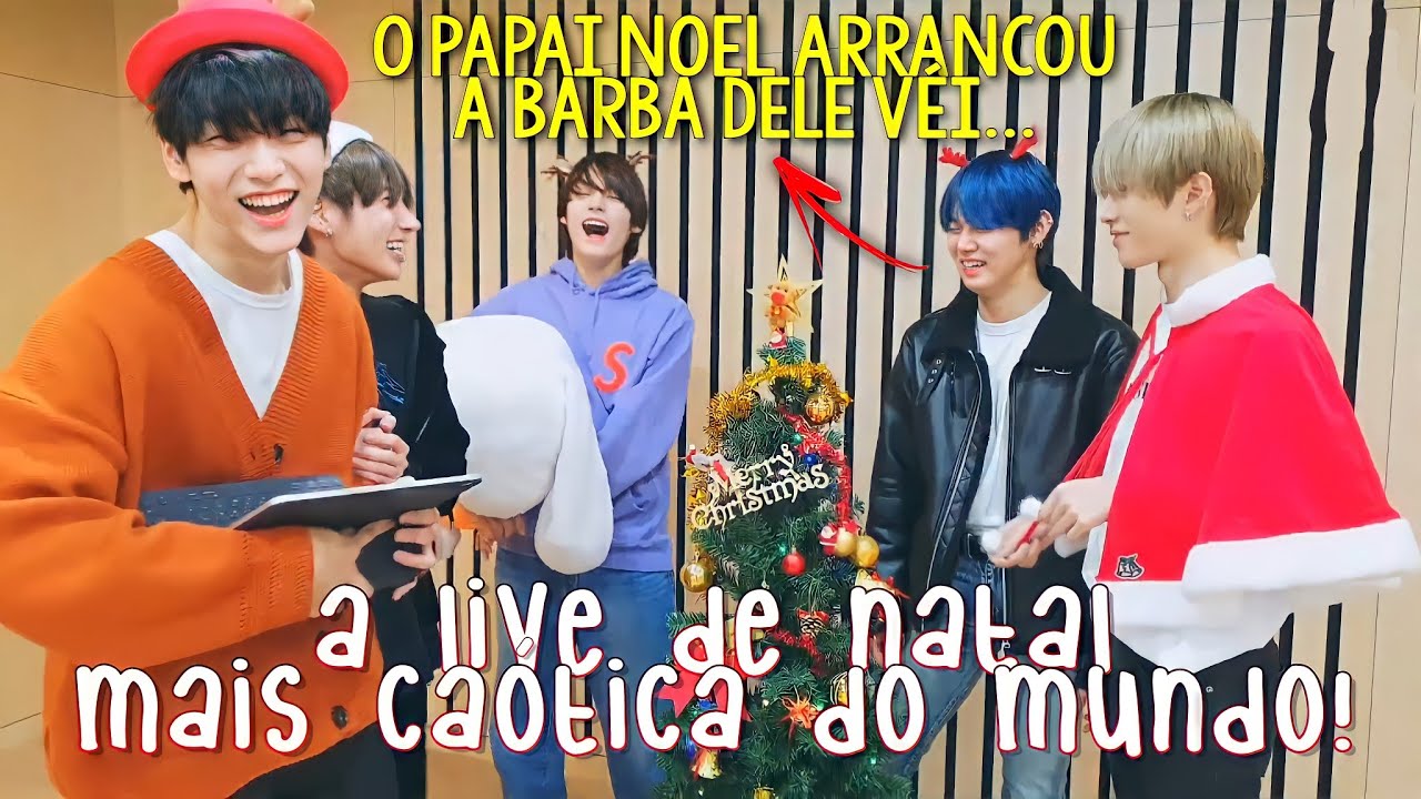 Yeonjun e a história traumatizante dele sobre o Papai Noel em uma live caótica!