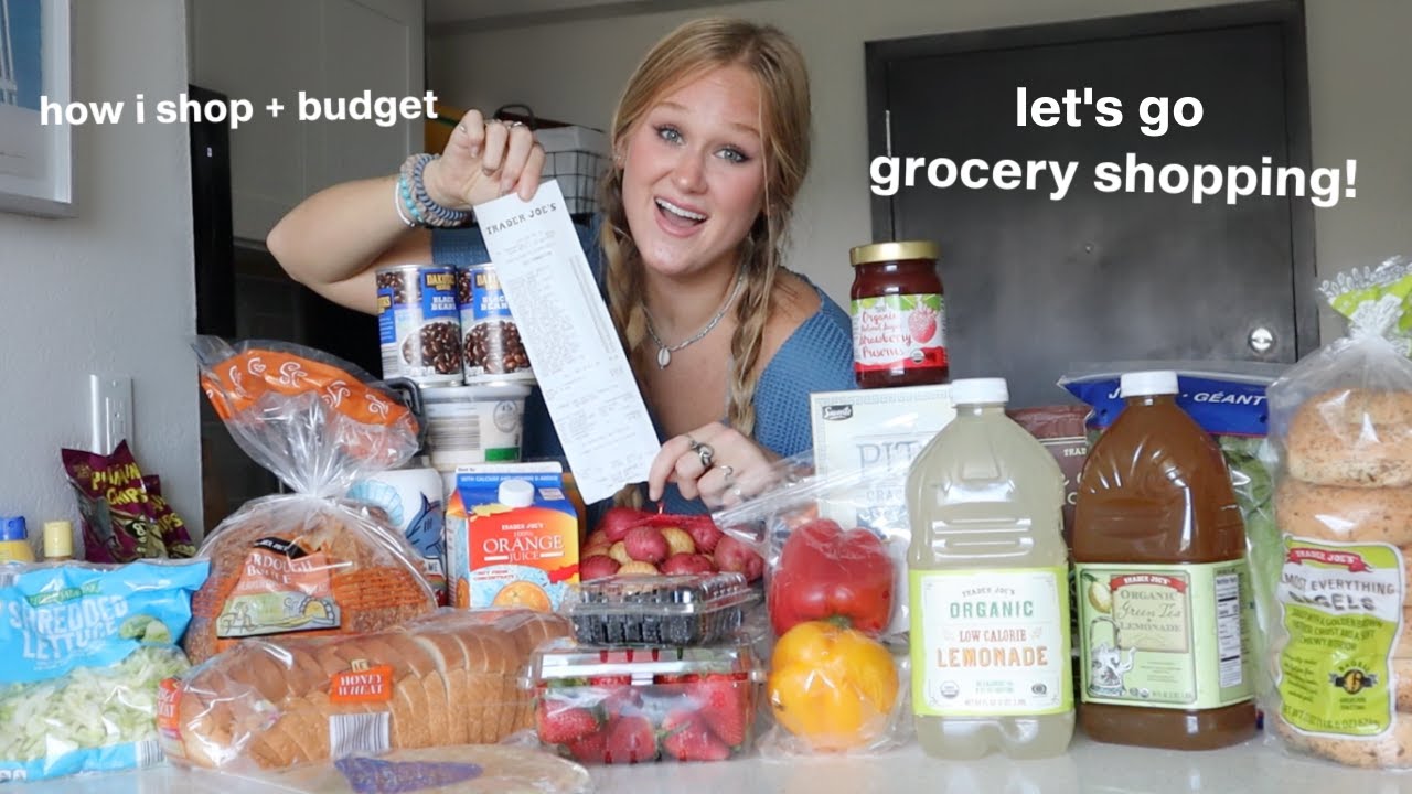 grocery shopping vlog + haul of a 19 year-old living alone