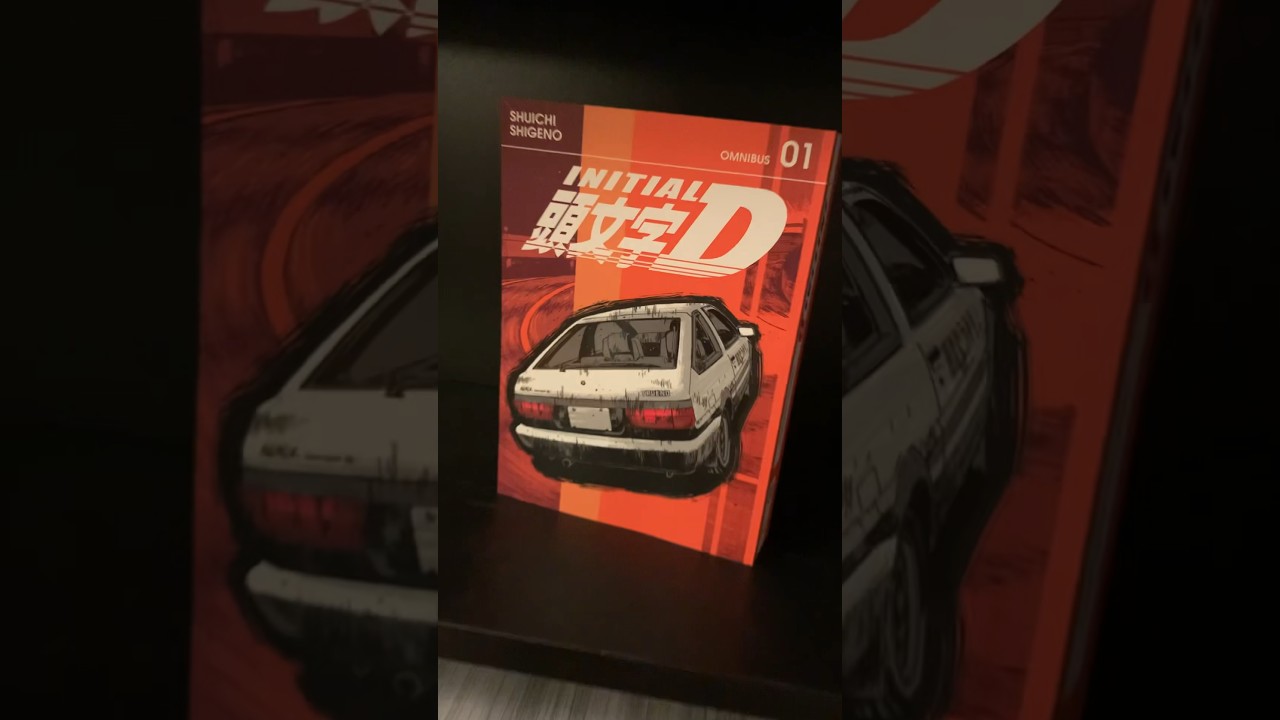 First look at Initial D omnibus! #manga #initiald