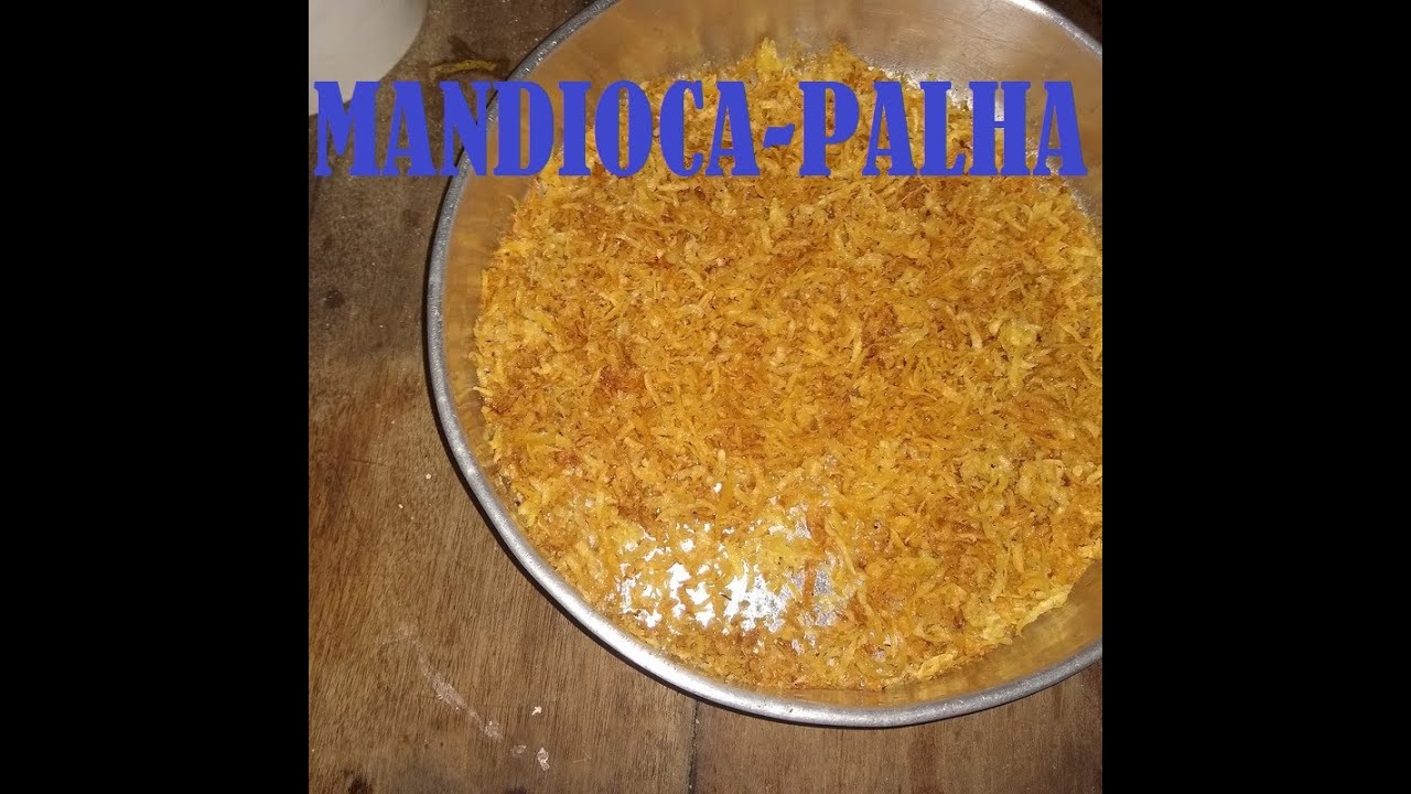 mandioca palha