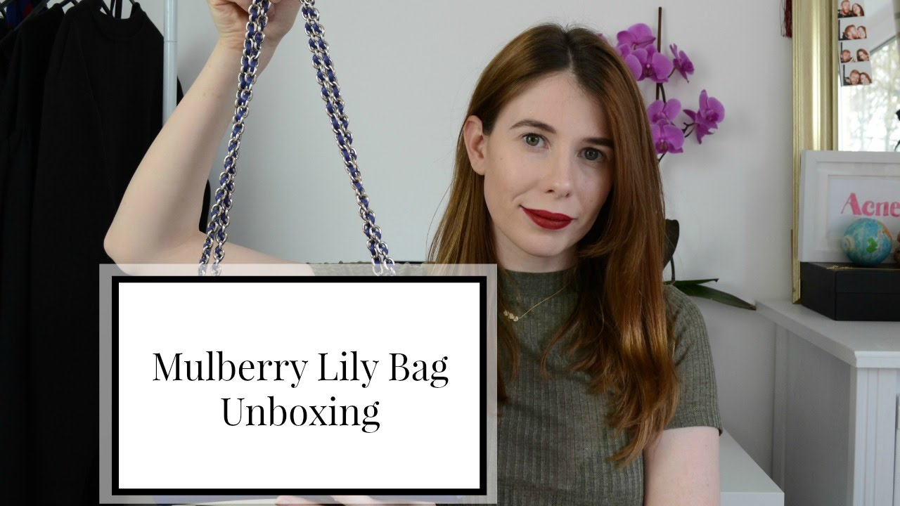 Mulberry Medium Lily bag Unboxing || Hollie's Closet