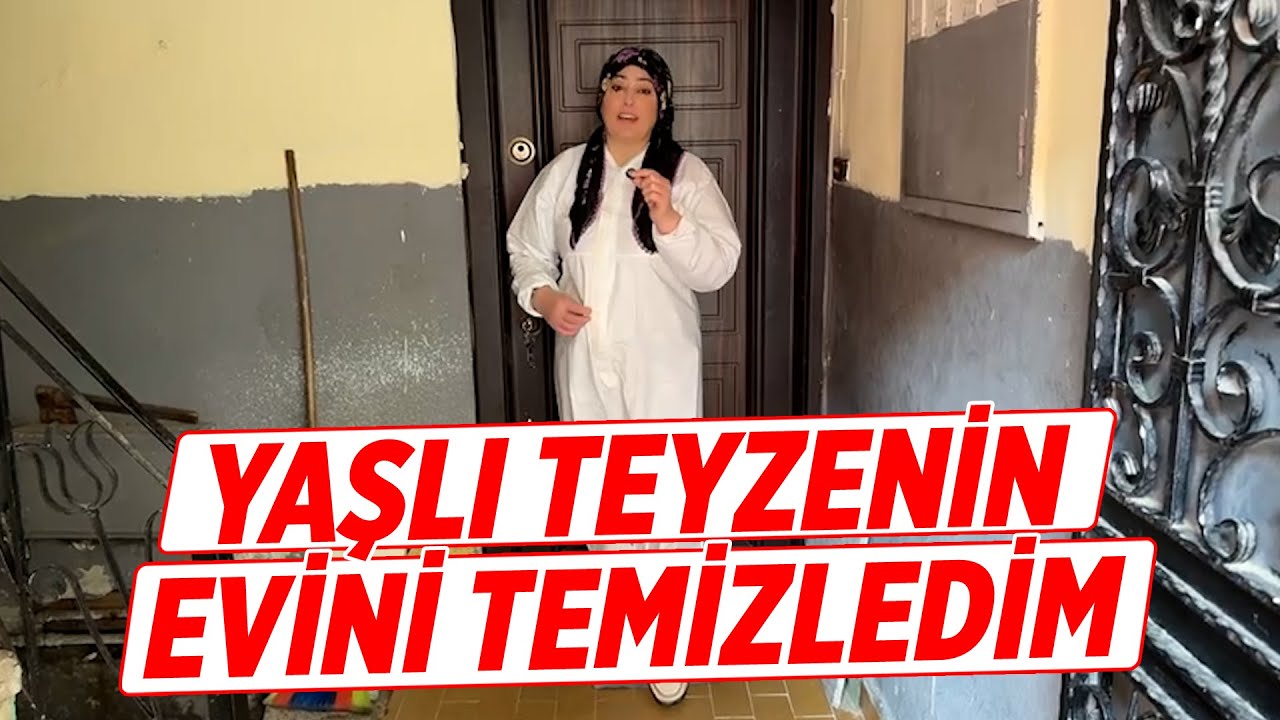 İŞTE SON HALİ | Gönüllü Olarak Yaşlı Teyzenin Evini Temizledim | Temizlik Kraliçesi