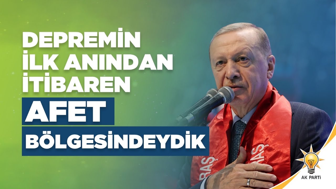#CANLI Deprem Konutları Kura ve Anahtar Teslim Töreni | Kahramanmaraş