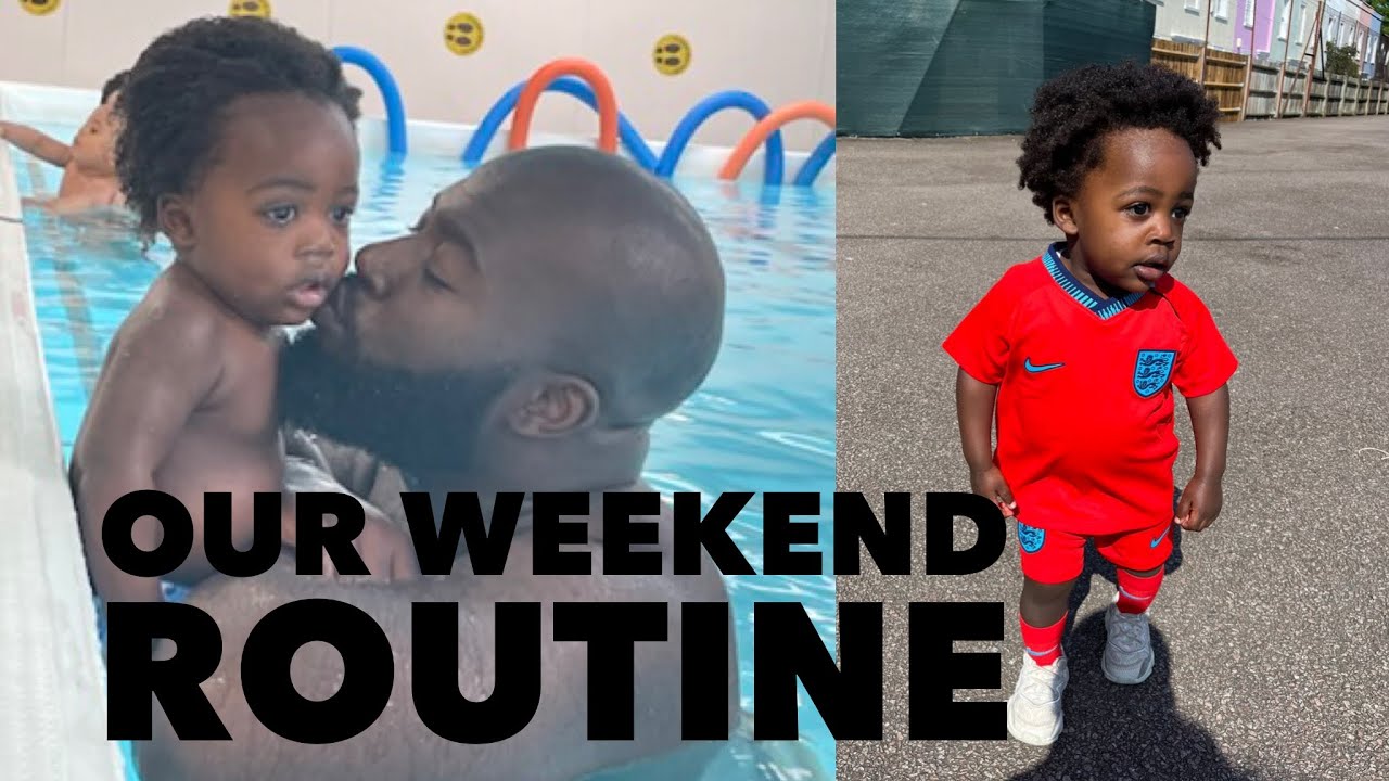 Teaching our 1 year old how to swim | Vlog