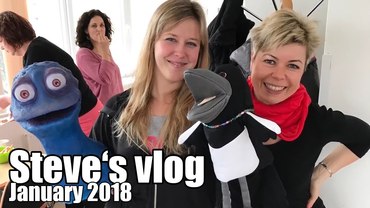 Steve's making new friends | Steve and Maggie's vlog | January 2018