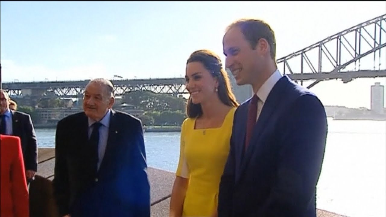 Prince William and Kate at the Sydney Opera House