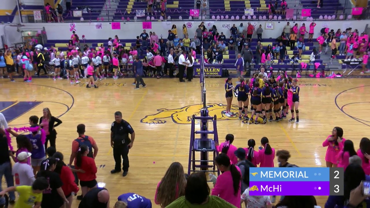 Volleyball - Memorial HS vs McAllen HS | 2022 McAllen ISD