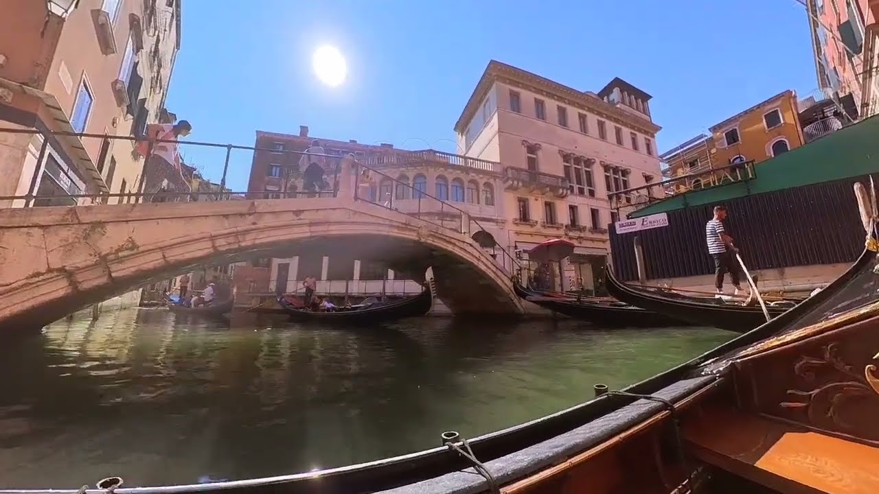 Venise, promenade en gondole, Juillet 2024.