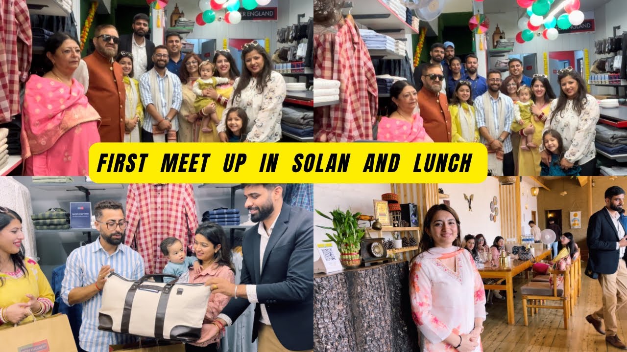 First Time Meet Up//Peter England Ki Taraf Se Mile Bahut  Sare Gifts//Now Pauhna Restaurant In Solan