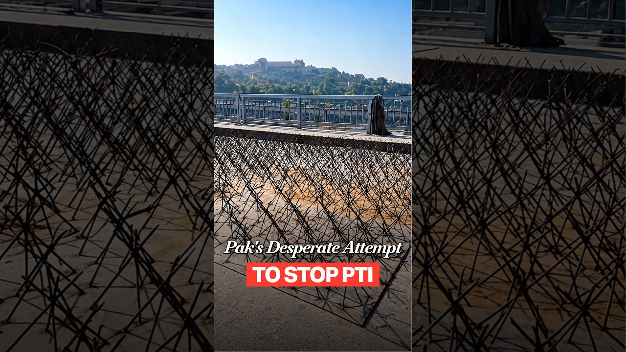 Pakistan Panics Before PTI March: Spiked Containers, Attock Bridge Sealed