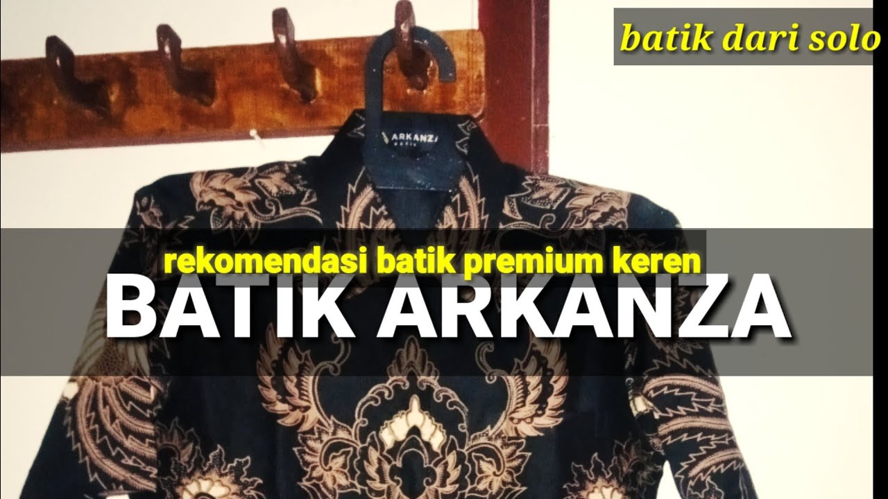 Review Produk Batik Arkanza - Hem atasan kemeja baju batik pria Slimfiit full lapis furing