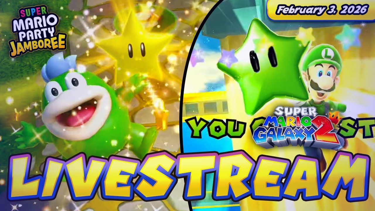 Mario Party Jamboree with YOU! + More GREEN STARS in Mario Galaxy 2 Later