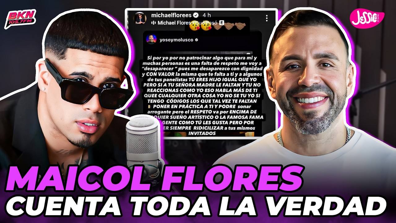 MAICOL FLORES REVELA QUE LÍO CON MOLUSCO TV FUE TODO PLANIFICADO POR SONIDO 