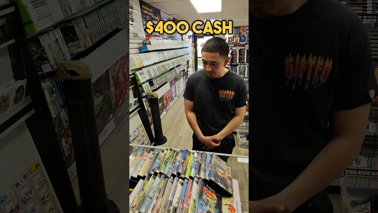 He Sold Us His GAMECUBE Collection! 😳😮&zwj;💨🔥 #videogames #retrogaming #fyp