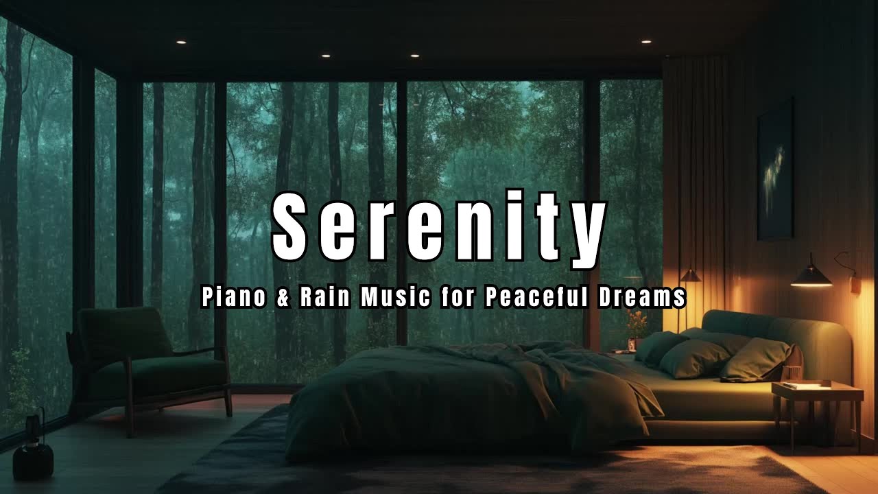 Serenity &ndash; Soothing Piano and Rain for Stress Relief & Restful Night