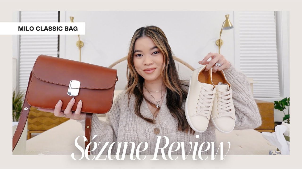 S&eacute;zane Milo Classic Bag and Jack Trainers Unboxing and Review! What fits in the Milo Classic Bag?
