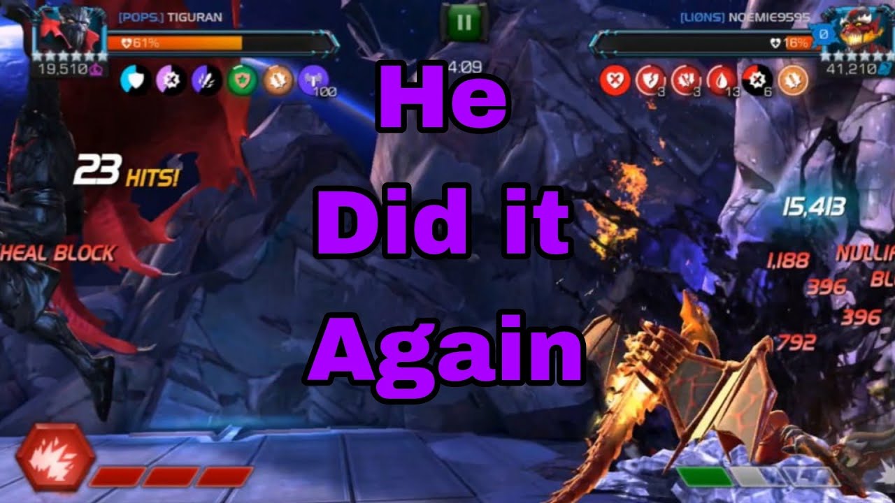 AW Season 38 | Nimrod and Symbiote Supreme VS Hulkling and friends | MCOC | Alliance War