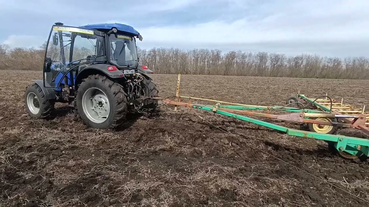 Сезон відкрито, але вчора . Боронування в новому сезоні