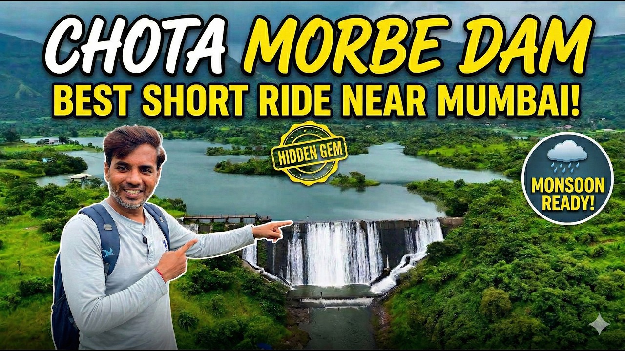 Chota Morbe Dam, Panvel | Best Short Ride Near Navi Mumbai & Mumbai | Hidden Monsoon Gem #morbedam