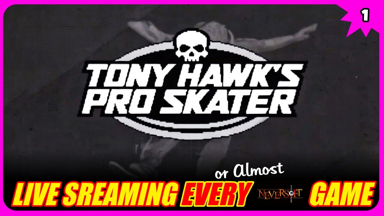 🔴  I’m Finally Playing The Game That Changed My Life… Tony Hawk’s Pro Skater 1 Live | PS1