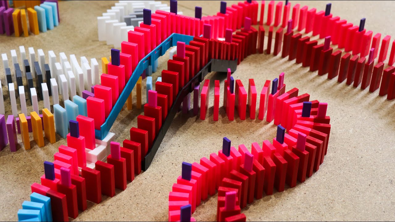 Massive Dominoes Falling Compilation (no music)