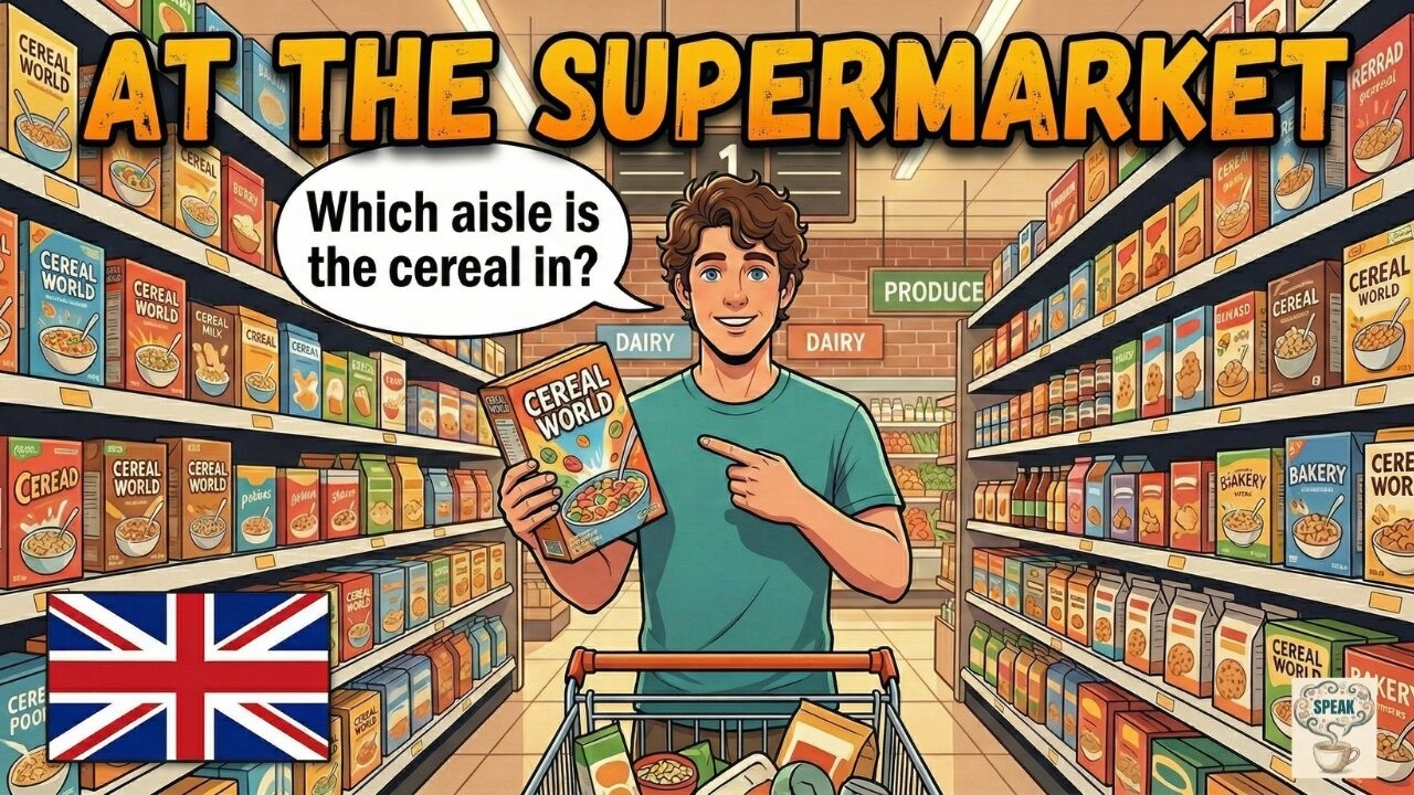 At the Supermarket | Grocery Store English | Real English Conversation