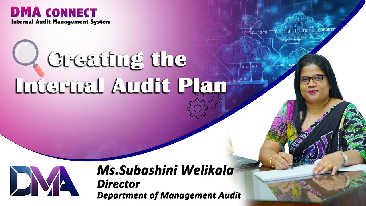 Creating the Internal Audit Plan in DMA Connect System