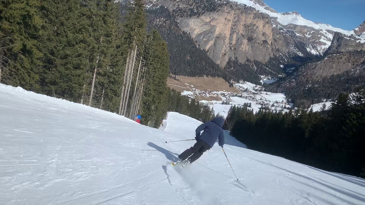 Pista nera del Ciampinoi a Selva di Val Gardena