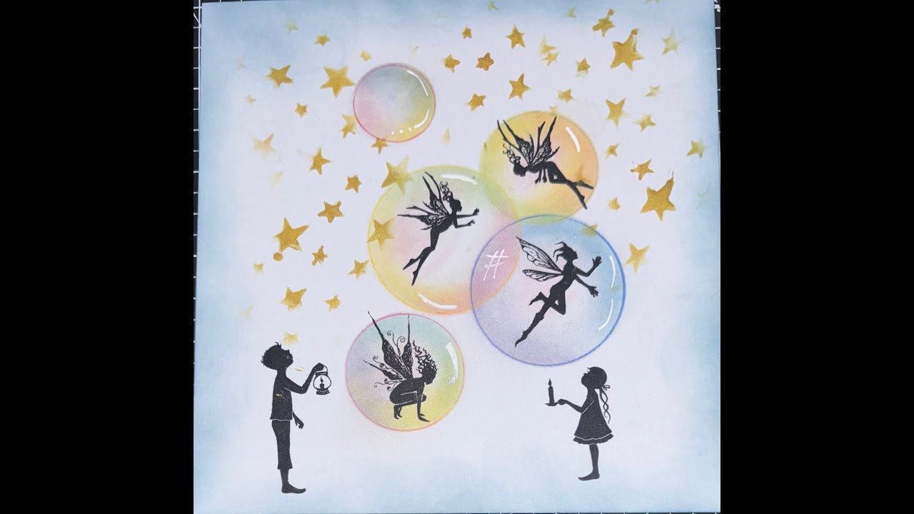 Создание пузырей с помощью мелков и штампов Lavinia. Быстро и легко сделать для любого случая.