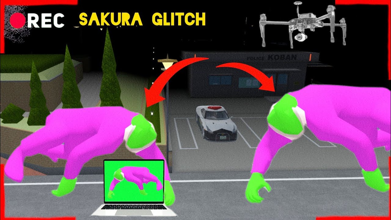 YUTA MIO PANICKED AFTER CCTV RECORDED BIG HEAD MONSTER 😱।। SAKURA SCHOOL SIMULATOR 😰😧