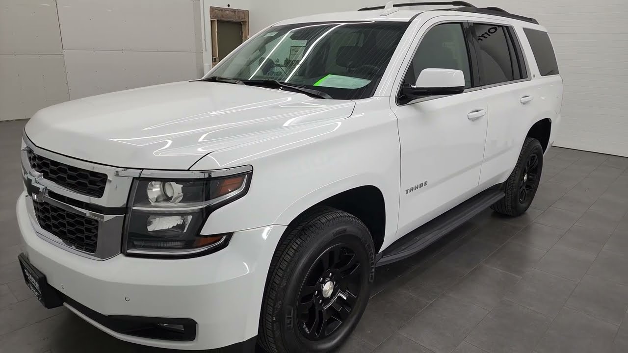2020 CHEVROLET TAHOE LT1 8 PASSENGER NAV BLURAY IN SUMMIT WHITE 4K WALKAROUND 12926Z SOLD!