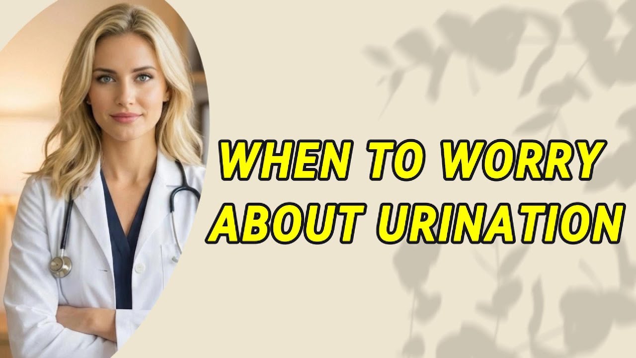 Weak Urine Flow: When to Worry and When Not To | Urologist Explains
