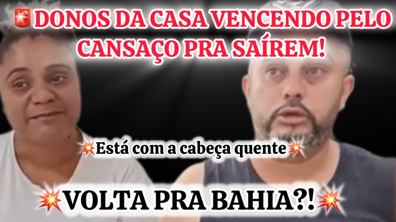 💥SOLMENTO E TUTTY DONOS DA CASA DESCASO PRA SAÍREM/ESTÁ DE CABEÇA QUENTE/VOLTA PRA BAHIA?!!💣💣💣