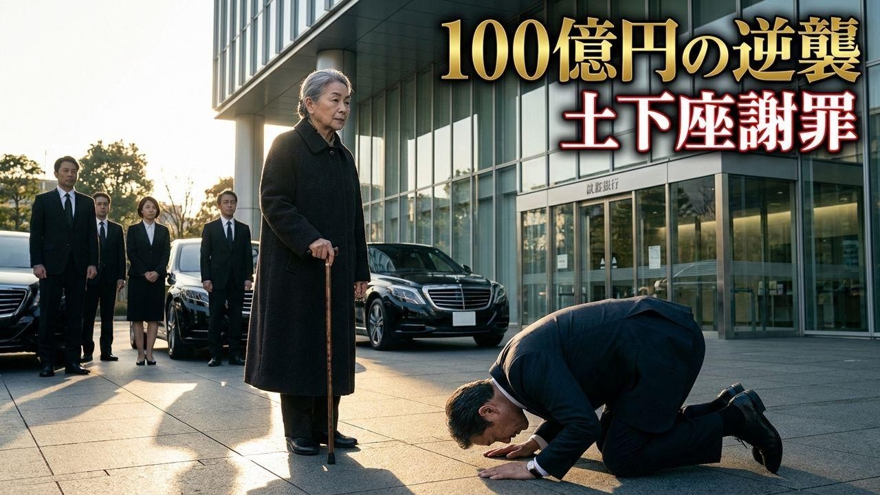 「老人には無理」銀行員が嘲笑。翌日、100億円を引き出す80歳の正体