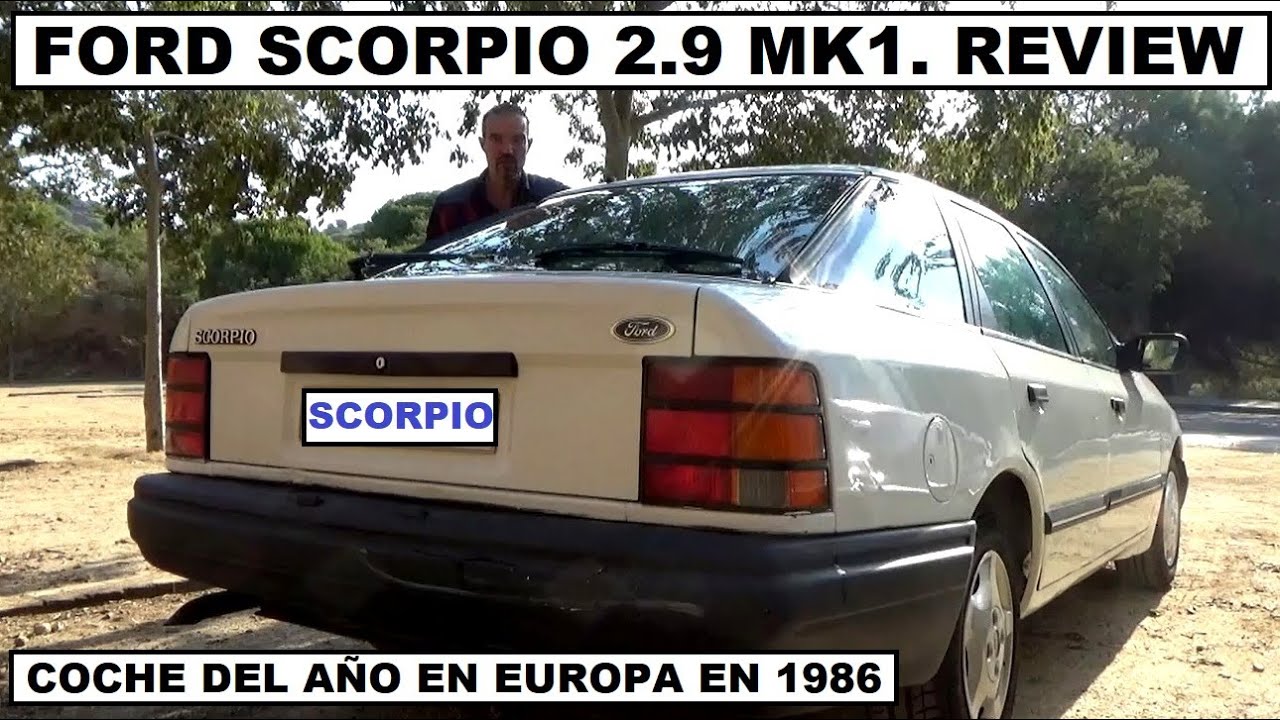 Ford Scorpio 2.9 MK1 1987-89. Review. Coche del año en Europa 1986