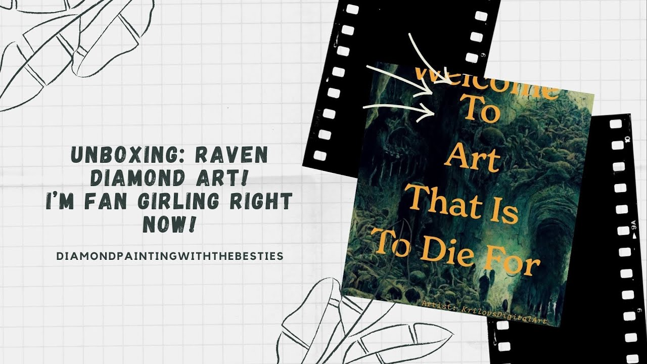 Unboxing: A New To Me Company || Raven Diamond Art!