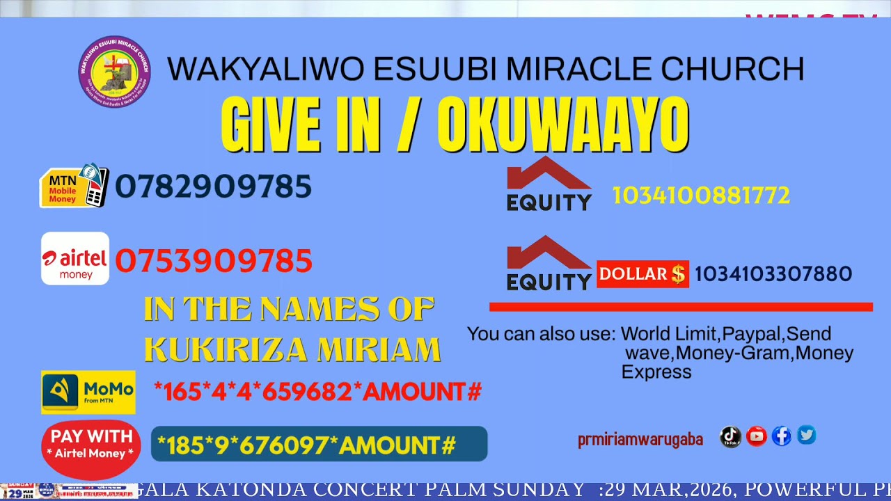 PR MIRIAM WARUGABA LIVE WITH  PR ISAAC SSEBADUKA