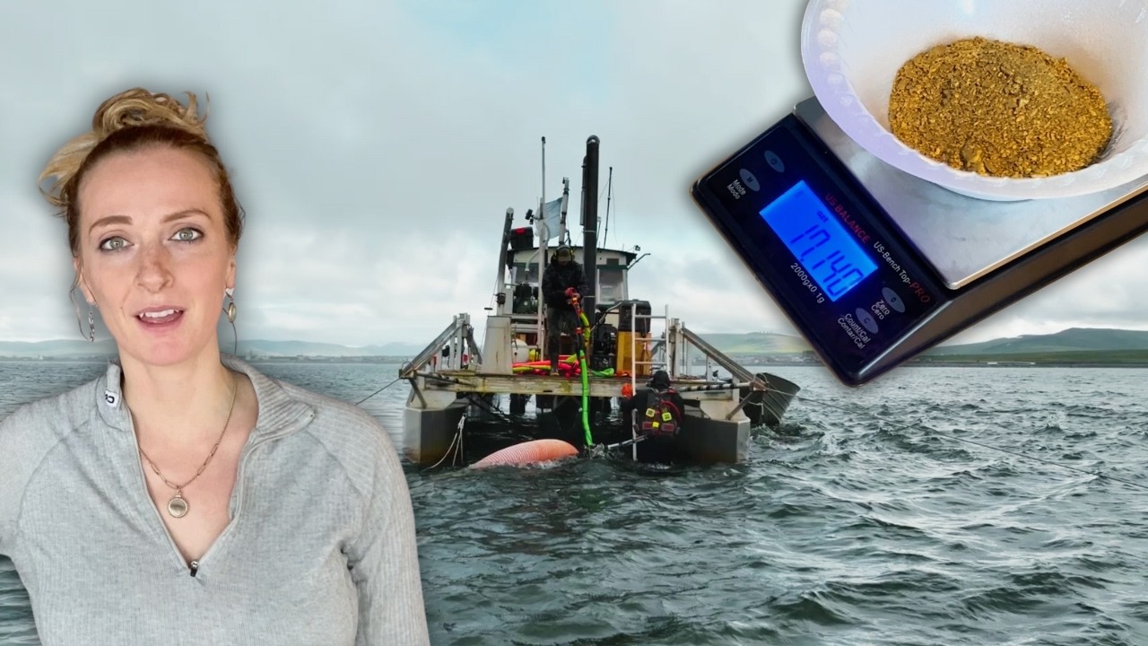 Here's how long it took to find 17 ounces of gold in the Bering Sea