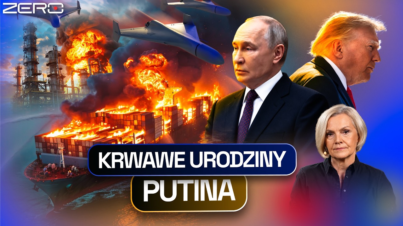 NOWY FRONT NA MORZU CZARNYM. PUTIN ŚWIĘTUJE URODZINY