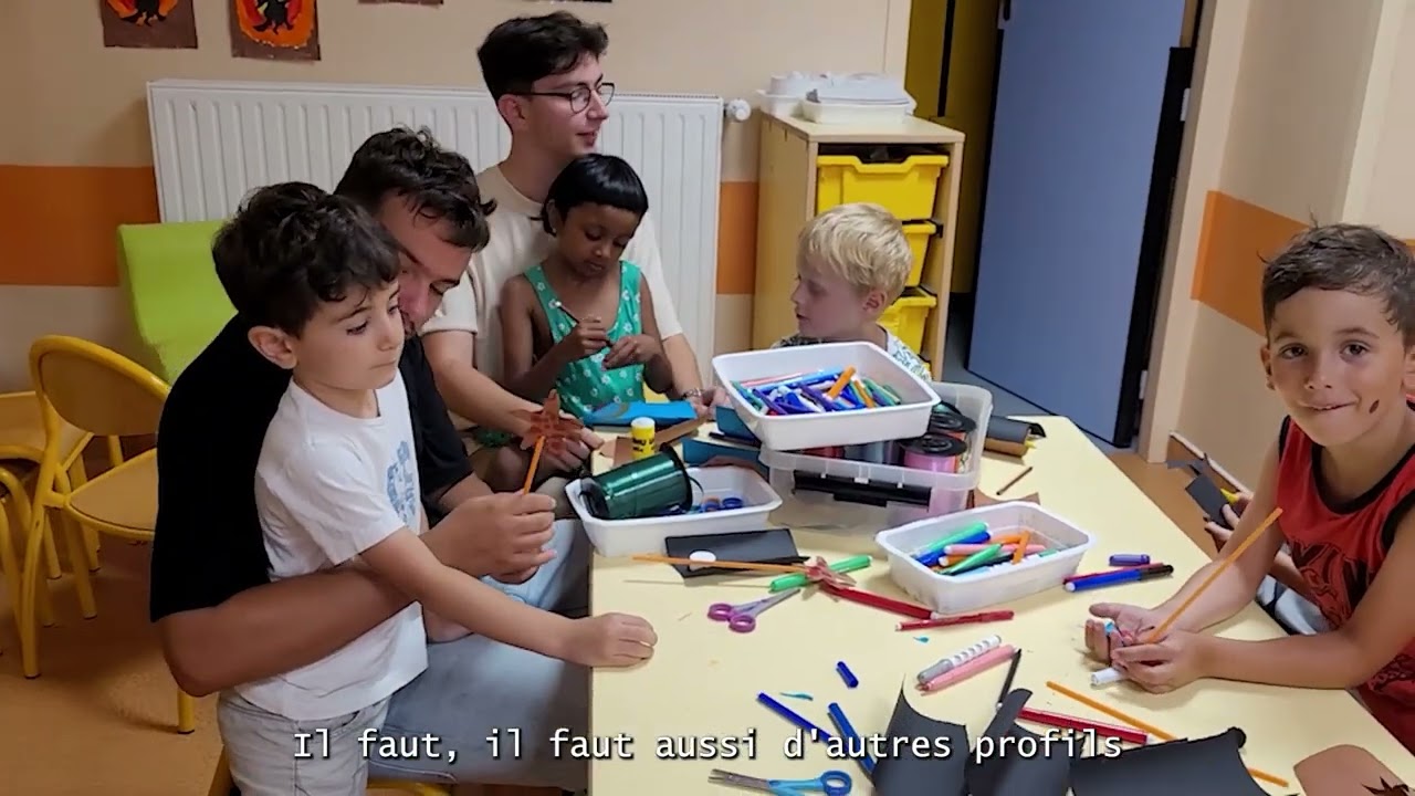 MILLANT Baptiste,  portrait d'un animateur centre de loisirs de la Ville d'Auxerre