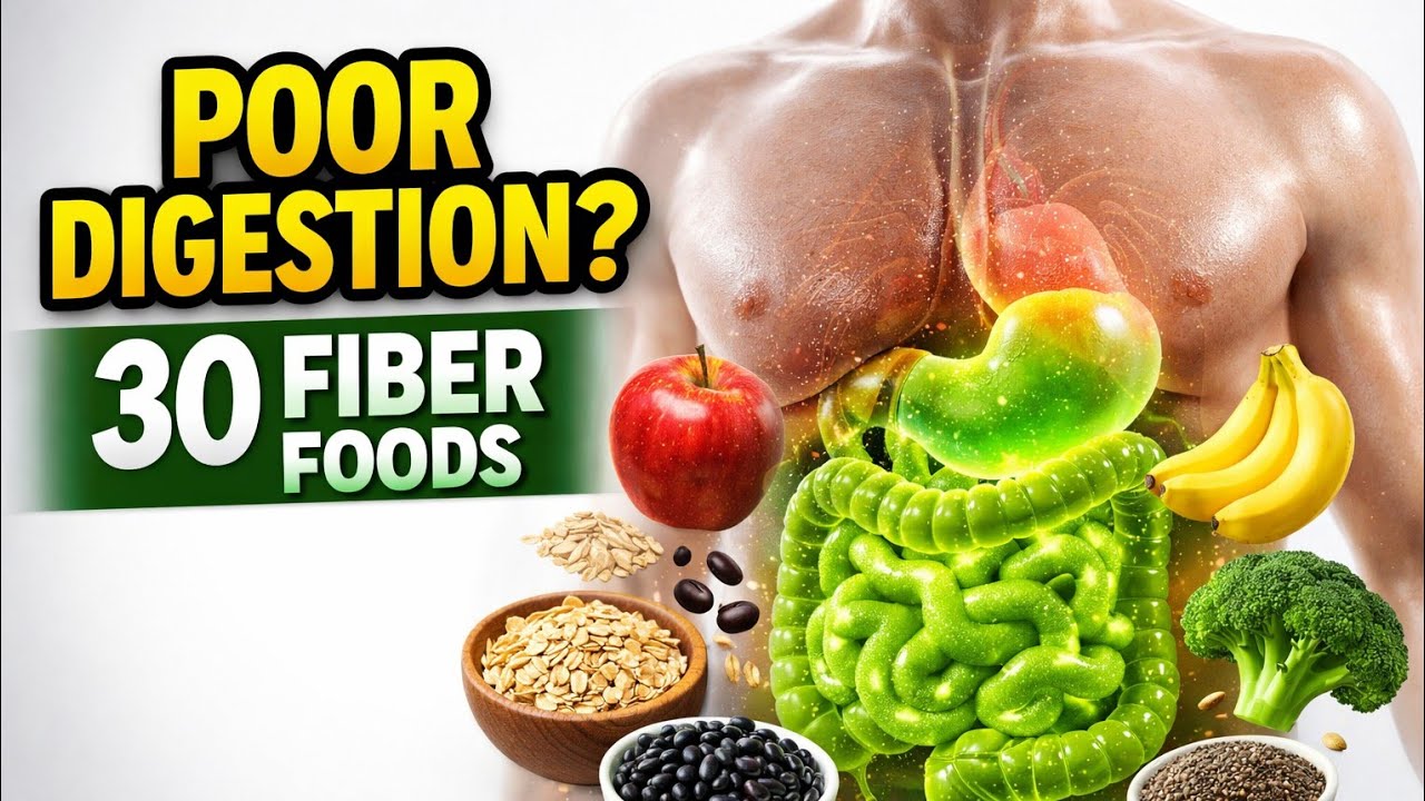 Poor Digestion? These 30 Fiber Foods Can Help