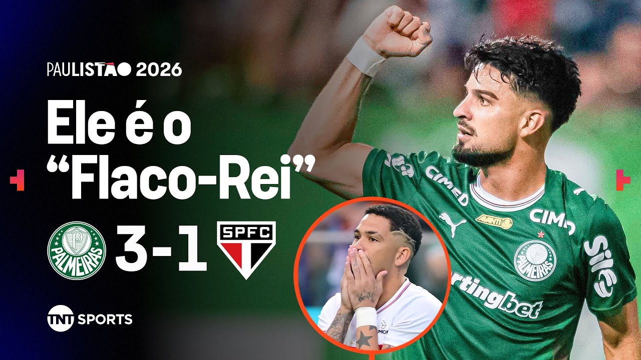 PALMEIRAS 3X1 SÃO PAULO | MELHORES MOMENTOS | PAULISTÃO 2026