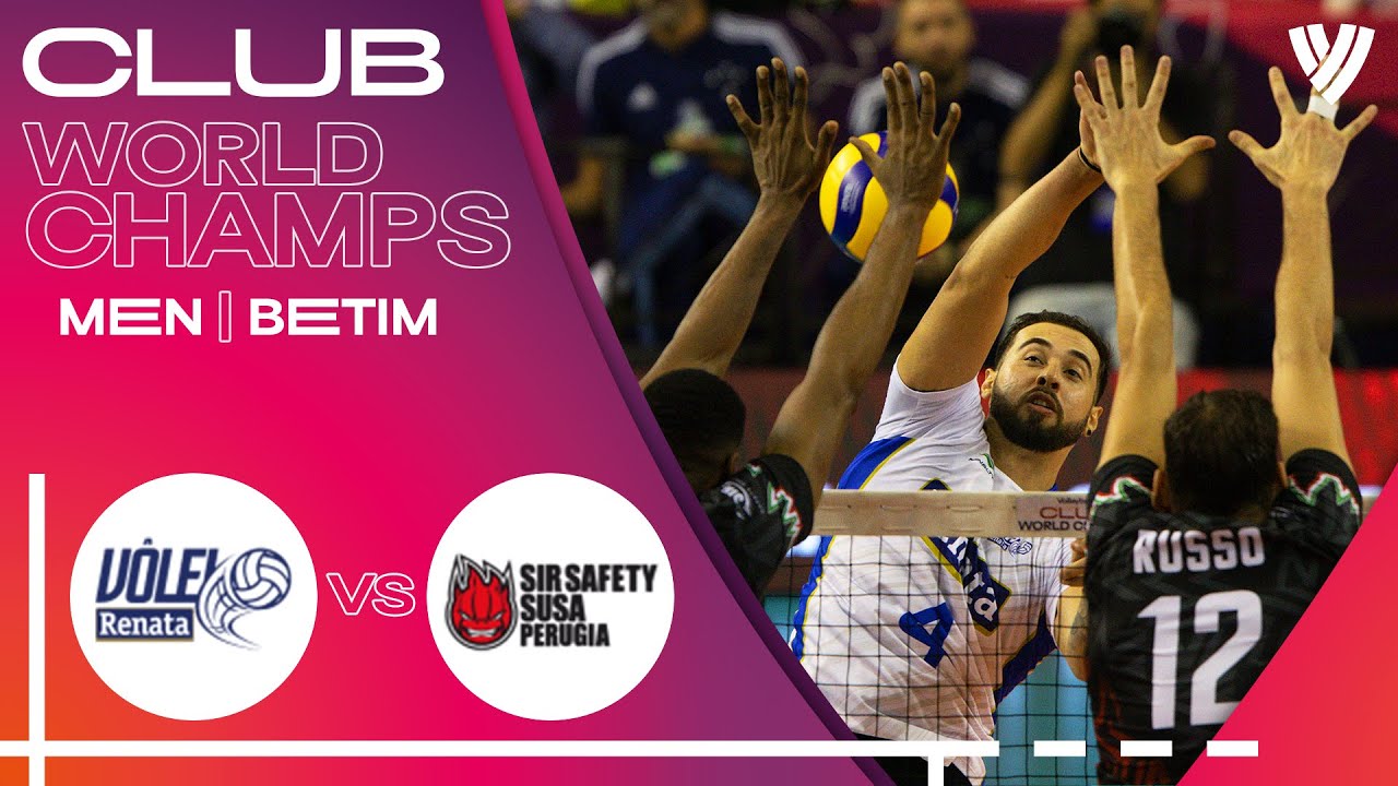 V&ocirc;lei Renata VS. IR Safety SUSA Perugia - Match Highlights | Club World Champs 🌎🏐