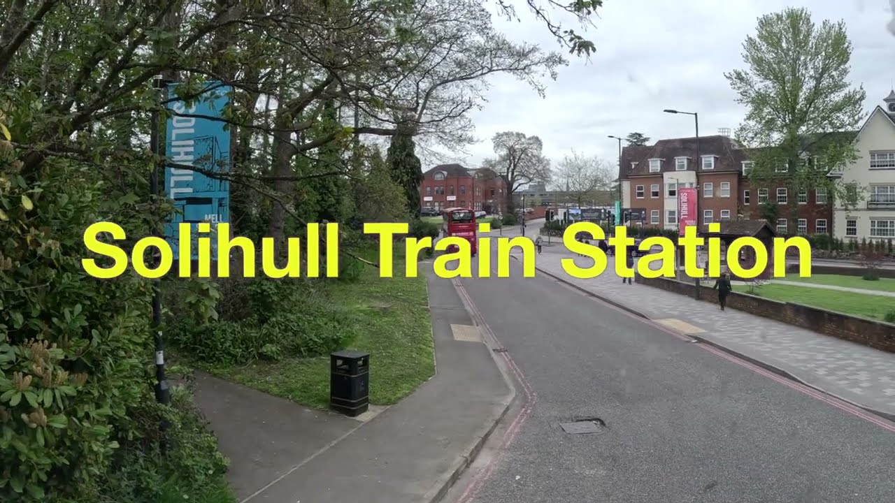 BR X2 Solihull Train Station To Birmingham City Centre   4K