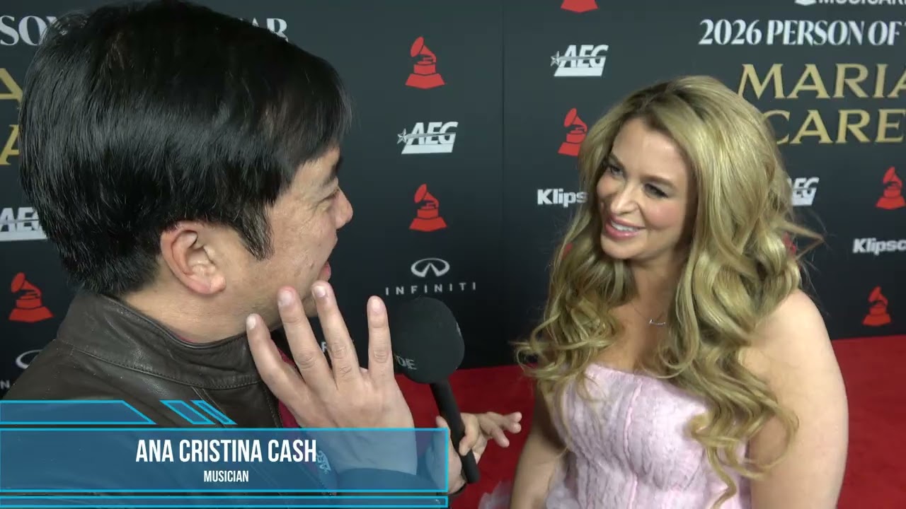 Ana Cristina Cash Carpet Interview at MusiCares 2026 Person of the Year Gala